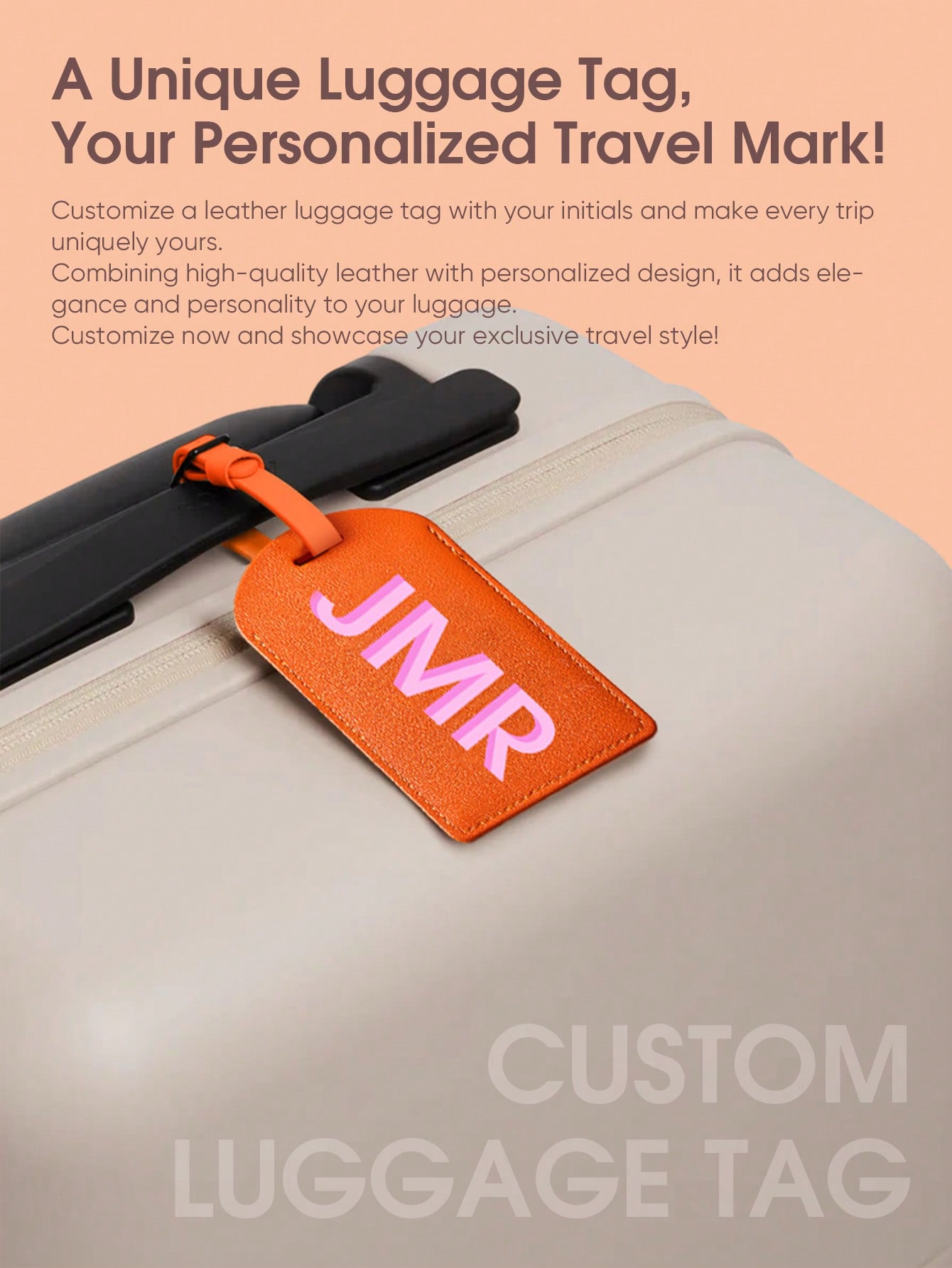 Personalized Initial Luggage T - Travel Accessories Name 评论和价格