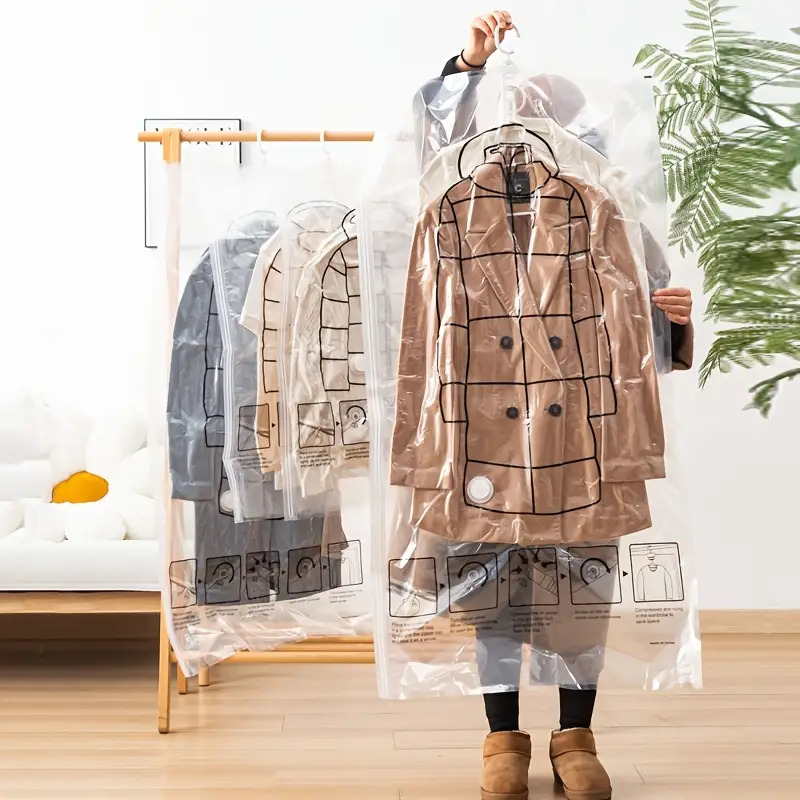 2pcs Hanging Vacuum Hanging Cl - Compression Bag Vacuum 评论和价格