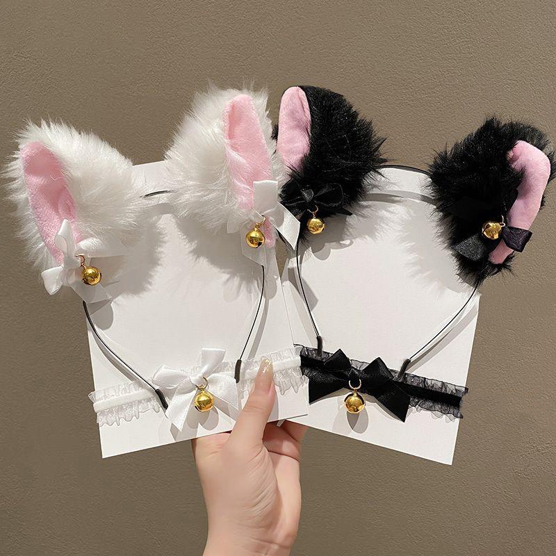 Plush Cat Ear Headband for Wom - Quirky Travel Accessories 评论和价格