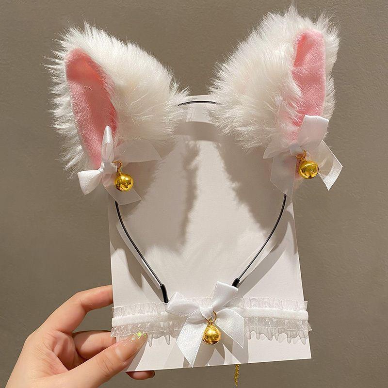 Plush Cat Ear Headband for Wom - Quirky Travel Accessories 评论和价格