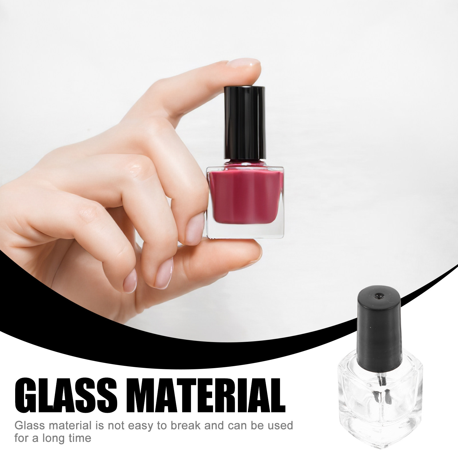 5Pcs 5ml Empty Nail Polish Bot - Travel Accessories You Need 评论和价格