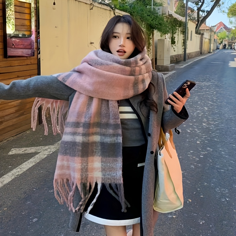 Classic Plaid Scarf for Women  - Travel Accessories Unisex 评论和价格