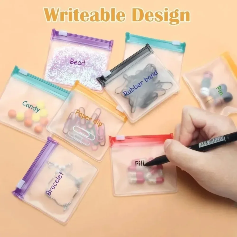 Mini Colorful Pill Dispenser B - Reusable Zip Bag 评论和价格