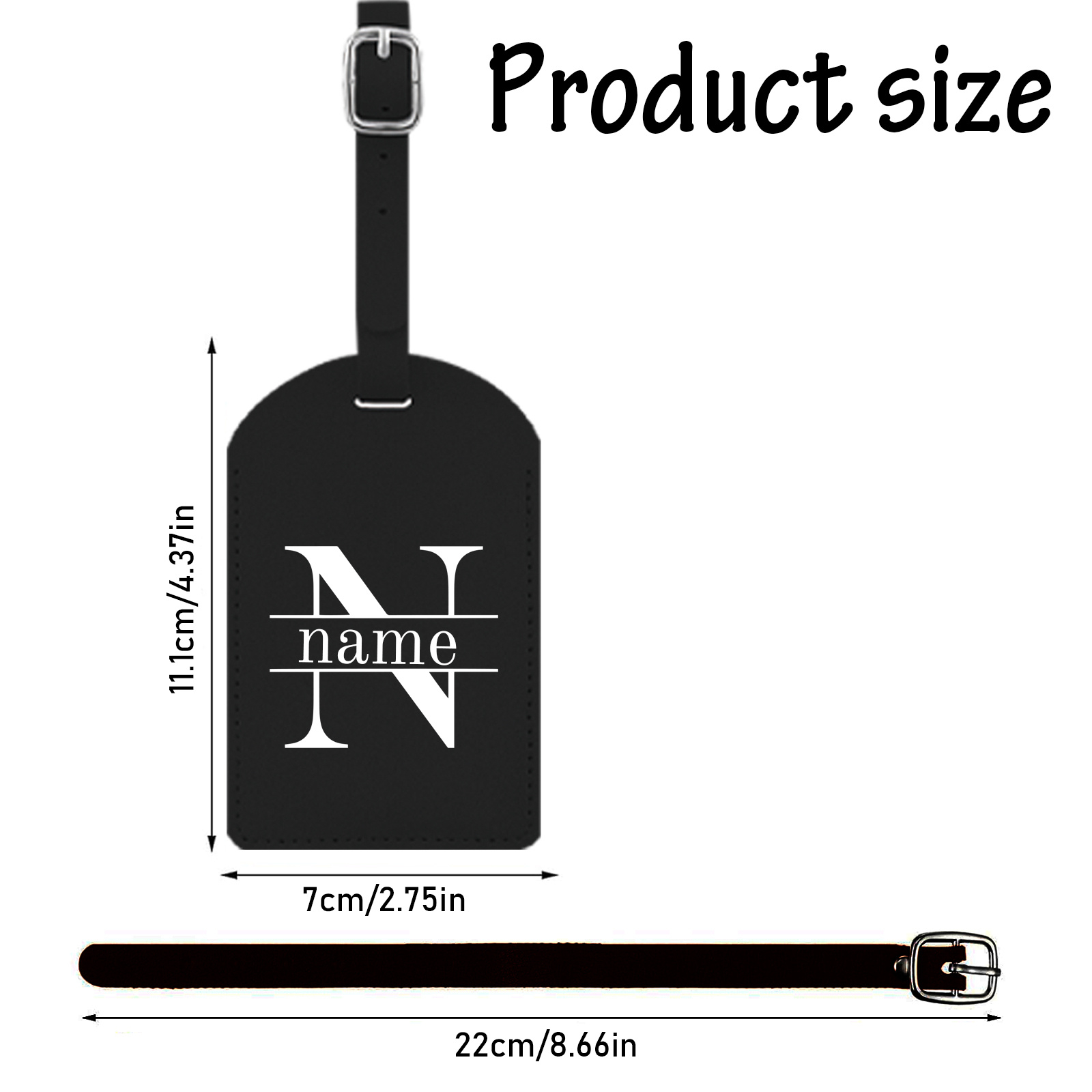 1pc,Personalize Luggage Tags,L - Travel Accessories Name 评论和价格