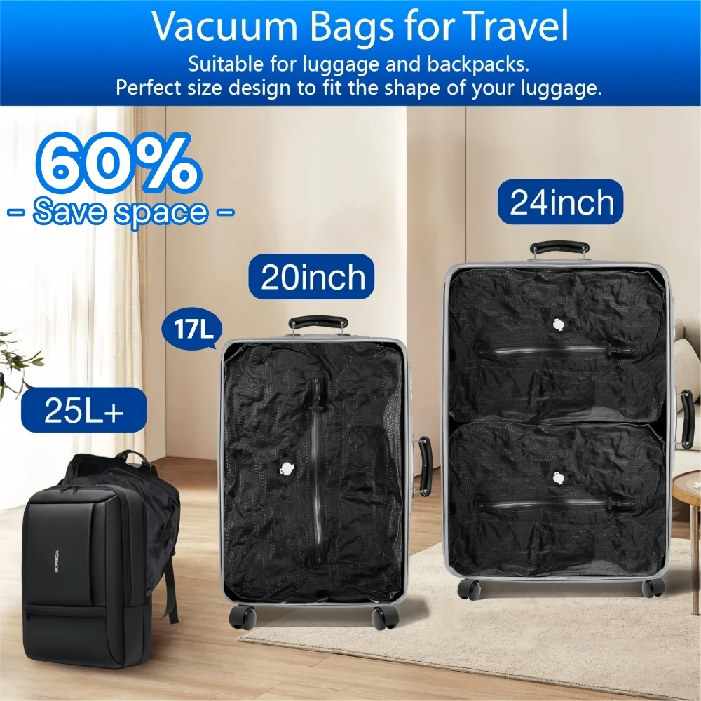 Travel Essentials Vacuum Stora - Compression Bag Vacuum 评论和价格