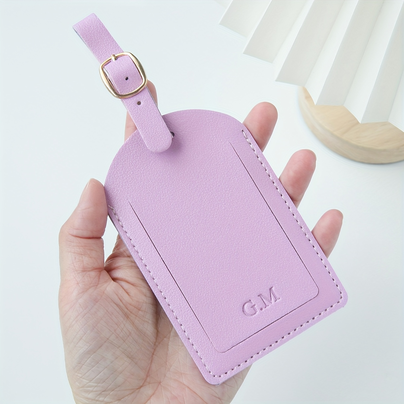1PC Custom Initials Luggage Ta - Travel Accessories Name 评论和价格