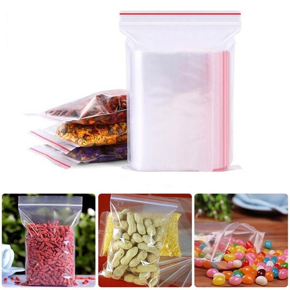 100-1000Pcs Small Zip Lock Pla - Reusable Zip Bag 评论和价格