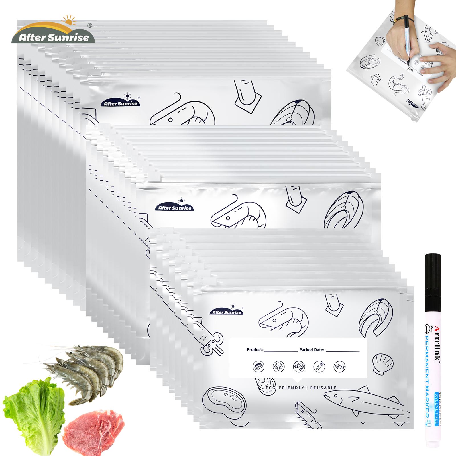 【Refrigerated Food】Reusable Al - Reusable Zip Bag 评论和价格