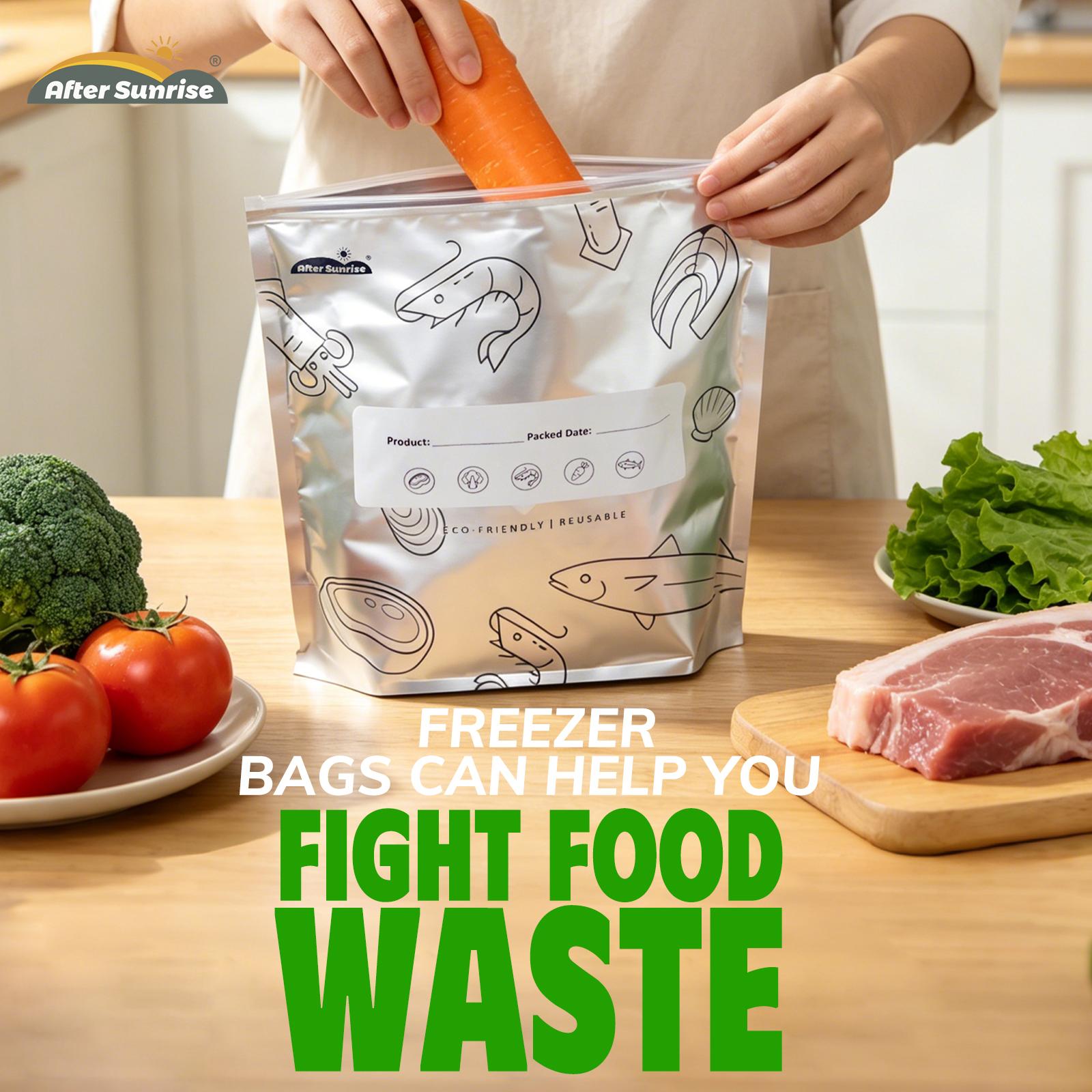 【Refrigerated Food】Reusable Al - Reusable Zip Bag 评论和价格