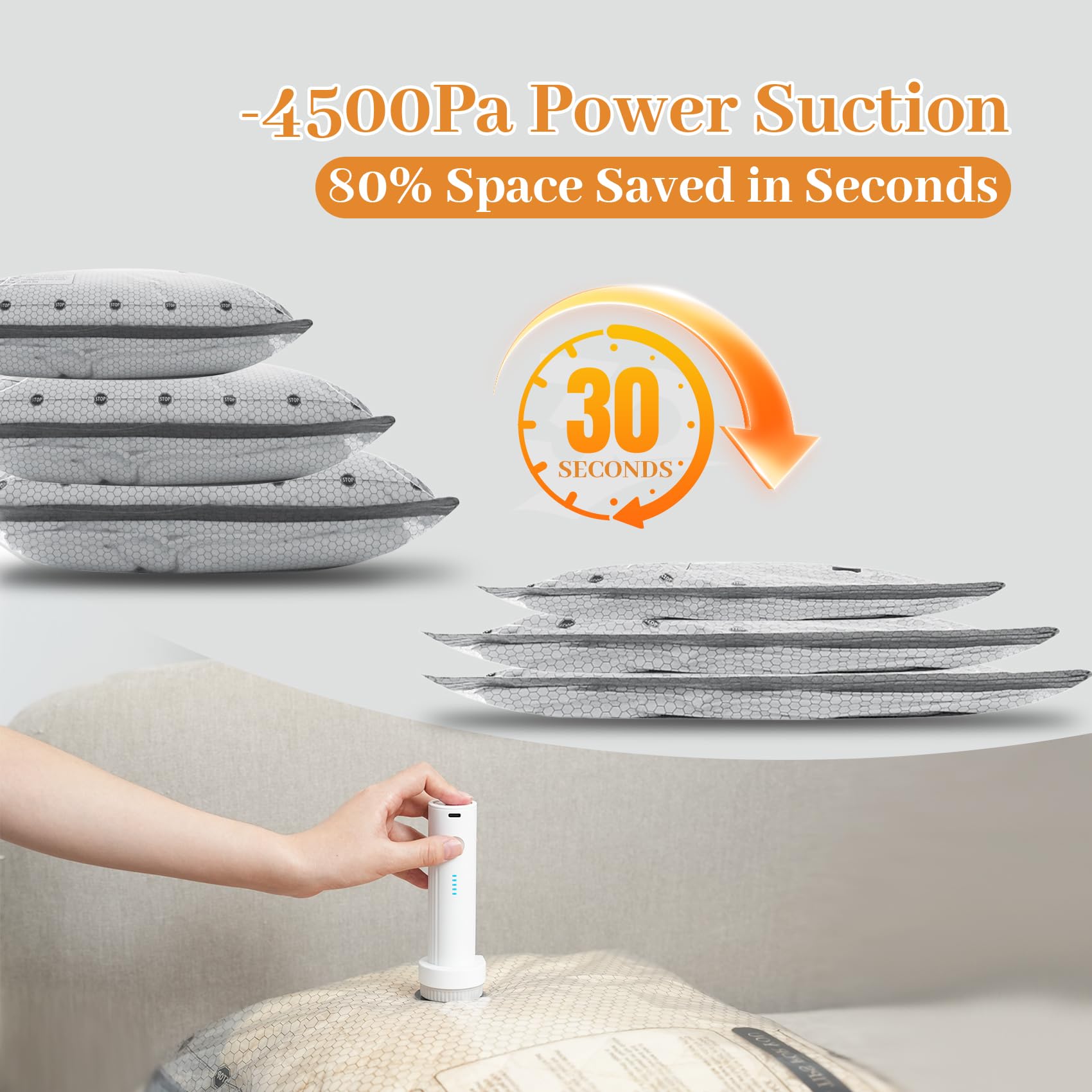 15 Pack Vacuum Storage Bags fo - Compression Bag Vacuum 评论和价格