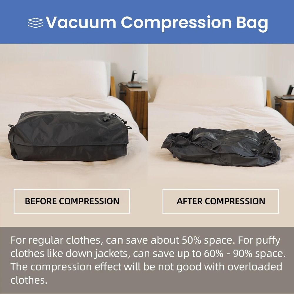 Reusable Vacuum Bags for Trave - Compression Bag Vacuum 评论和价格
