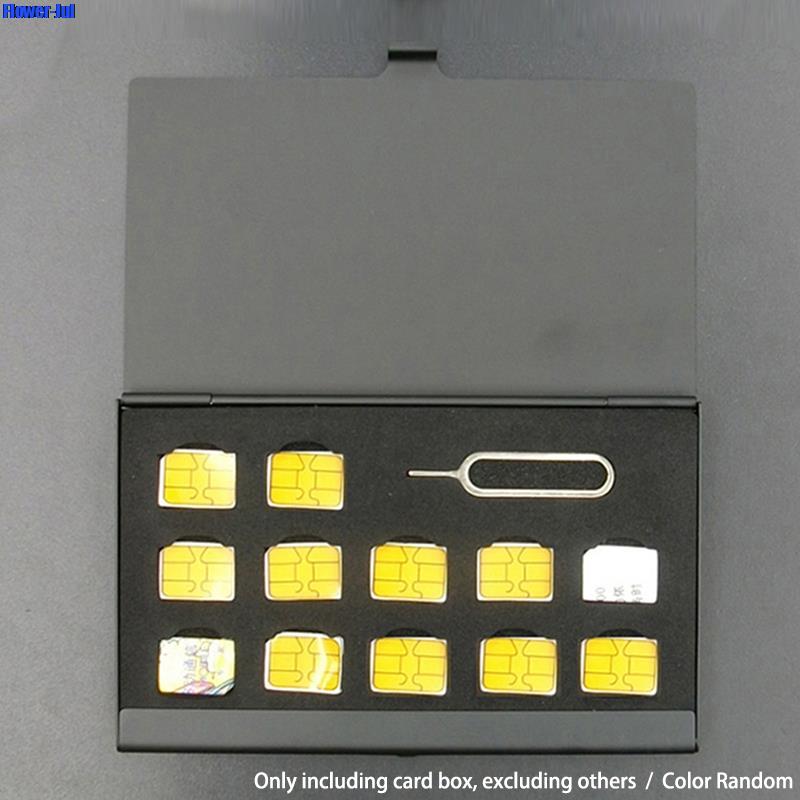 12-Slots-NANO+1-Slot-Card-Pin  - Sim Card Holder Case 评论和价格