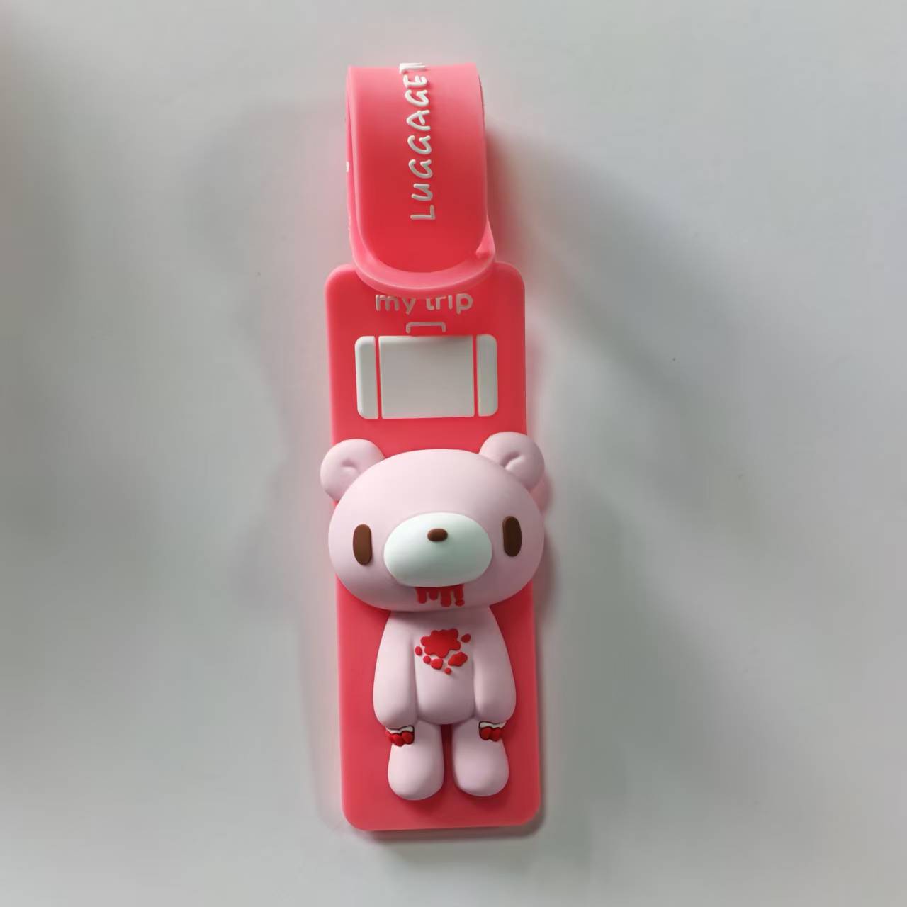 Cute Cartoon Bear Silicone Lug - Travel Accessories Name 评论和价格