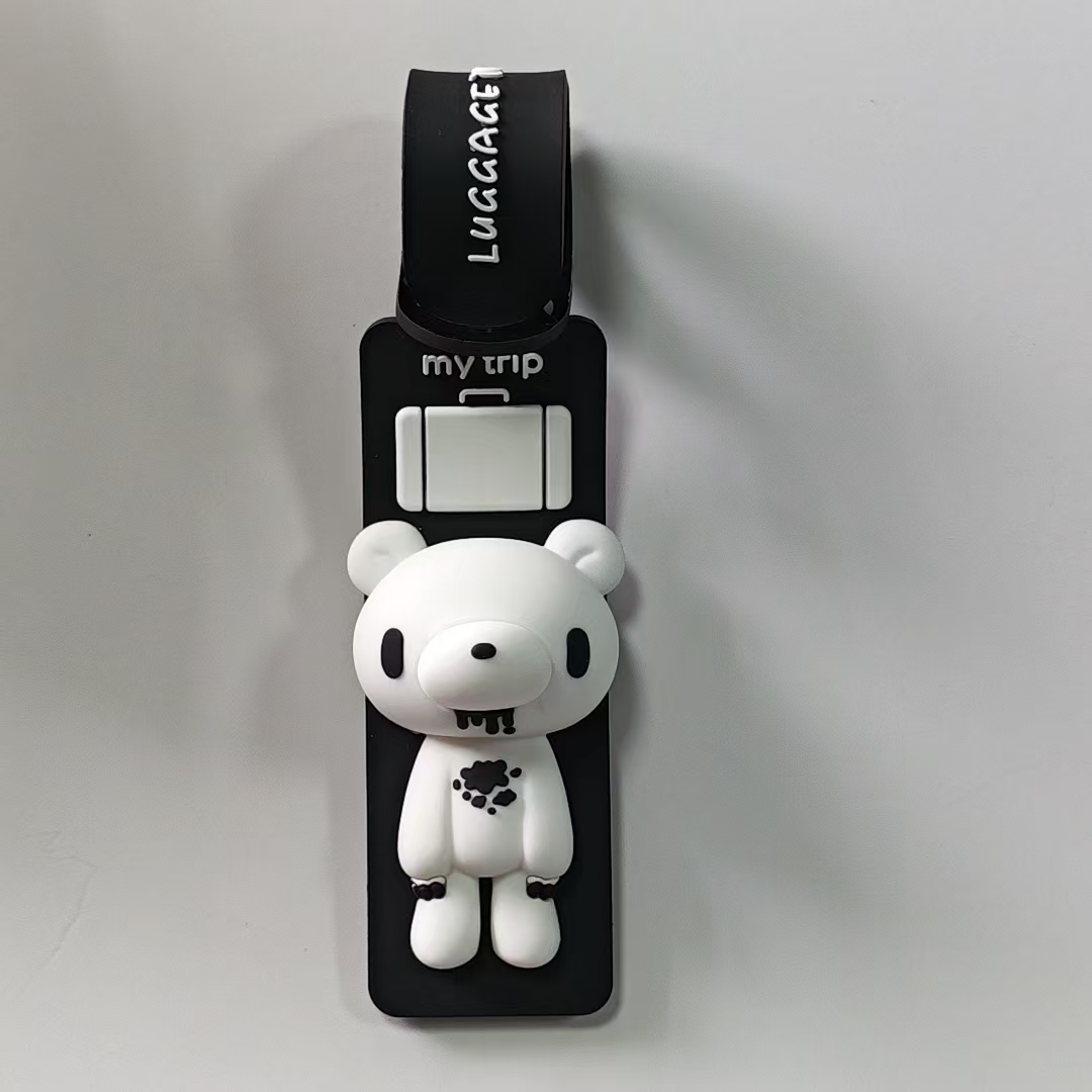 Cute Cartoon Bear Silicone Lug - Travel Accessories Name 评论和价格
