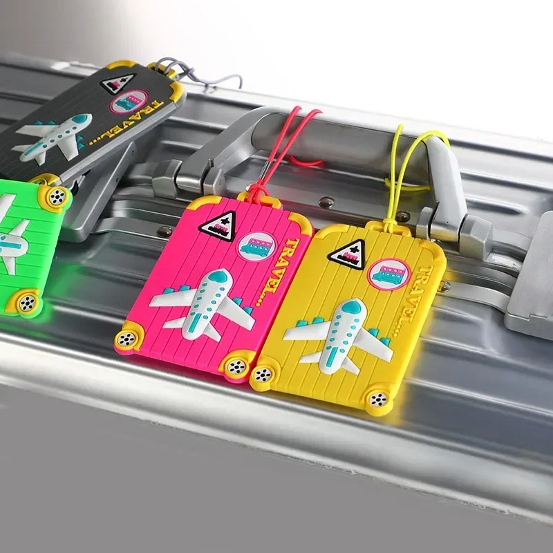 Portable PVC Luggage Tag Trave - Travel Accessories Name 评论和价格