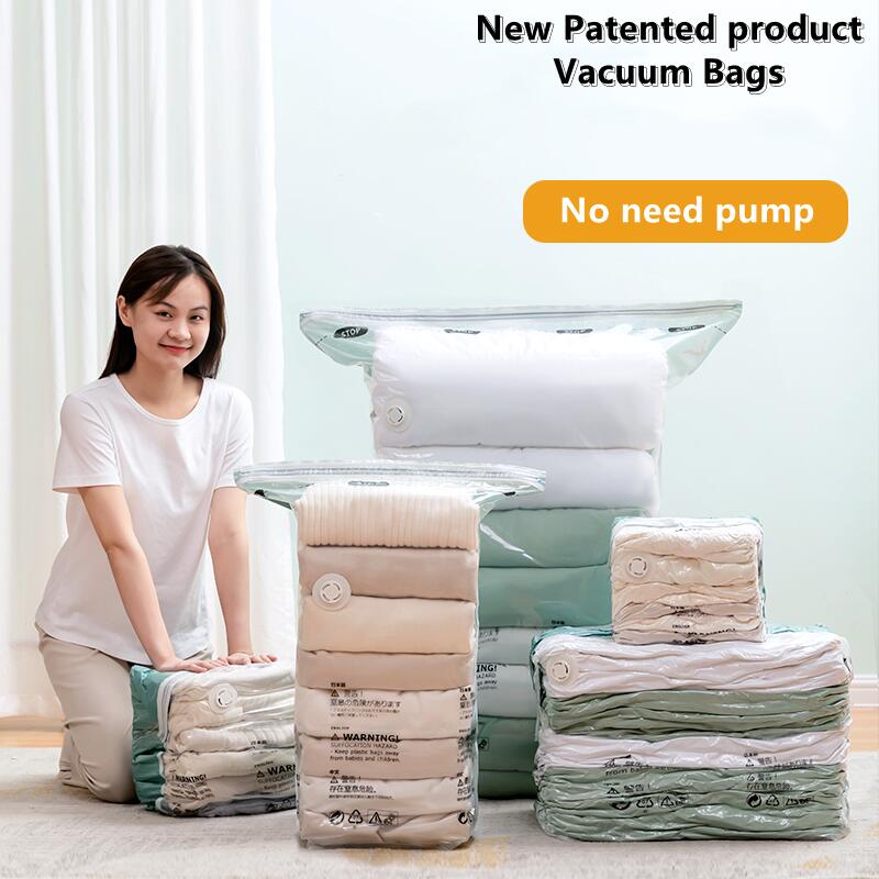 1pc No Need Pump Vacuum Bags L - Travel Accessories You Need 评论和价格