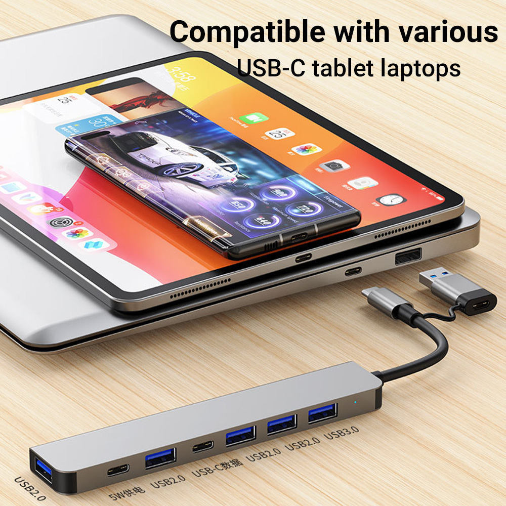 7-in-1 Dual-Head USB-C&USB Doc - Travel Accessories You Need 评论和价格