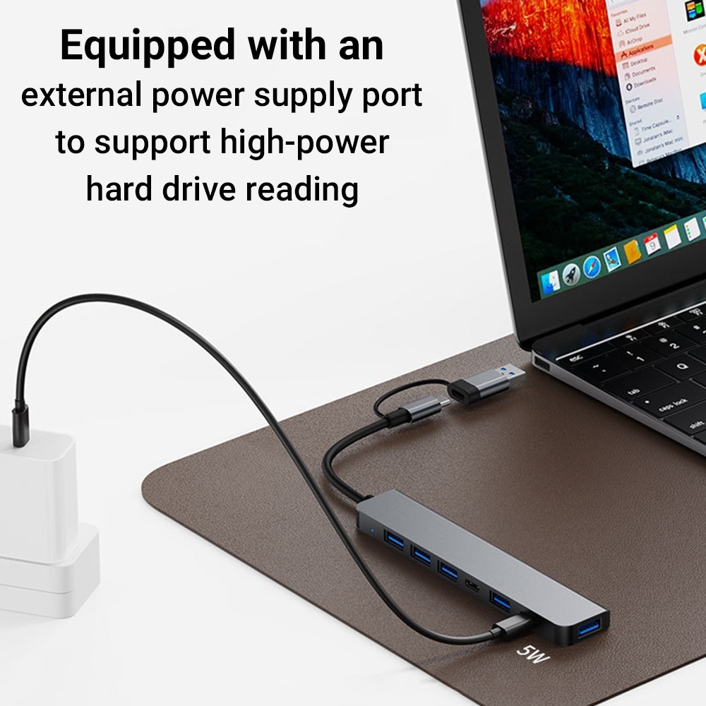 7-in-1 Dual-Head USB-C&USB Doc - Travel Accessories You Need 评论和价格