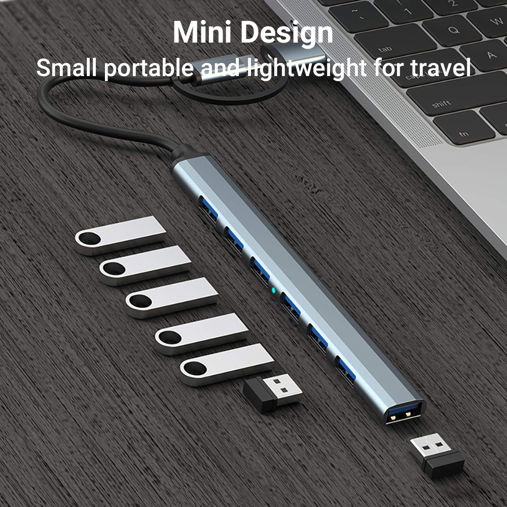 7-in-1 Dual-Head USB-C&USB Doc - Travel Accessories You Need 评论和价格