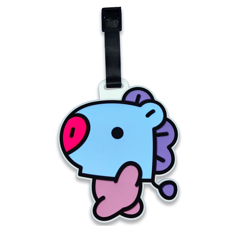BT21 cartoon cute keychain Kaw - Travel Accessories Unisex 评论和价格