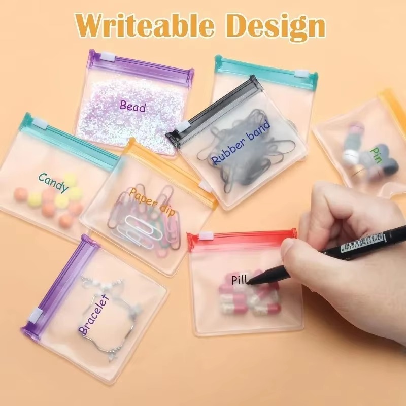 Mini Colorful Pill Dispenser B - Reusable Zip Bag 评论和价格
