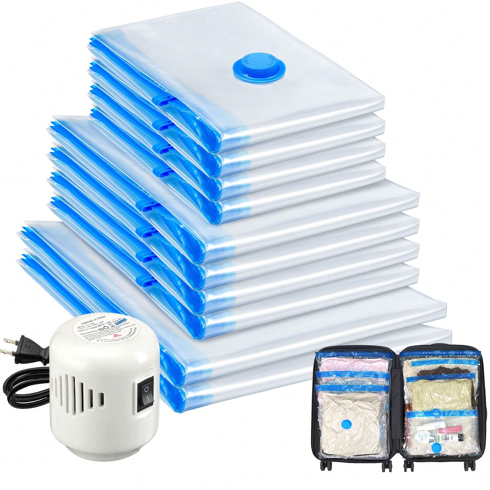 10 Pack Travel Vacuum Storage  - Compression Bag Vacuum 评论和价格