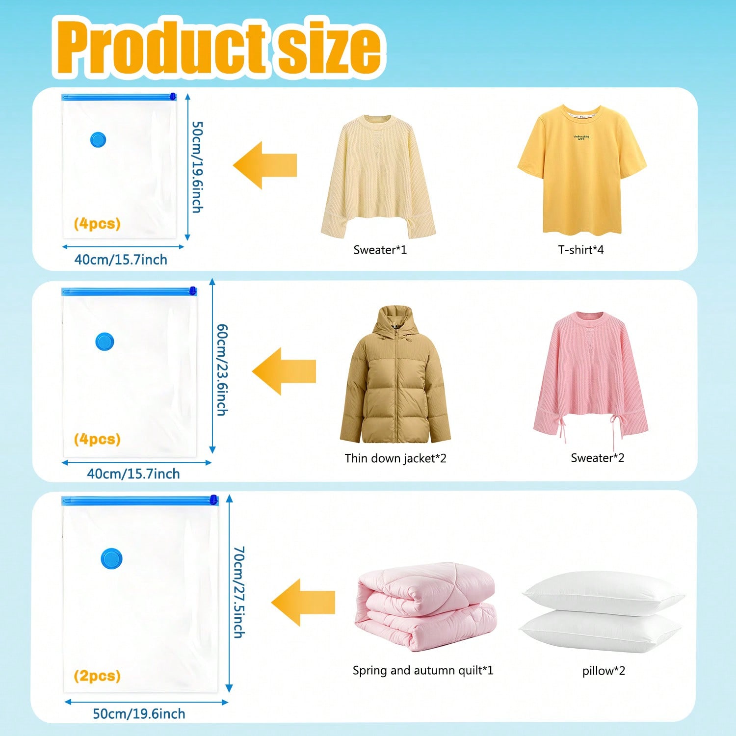 10 Pack Travel Vacuum Storage  - Compression Bag Vacuum 评论和价格