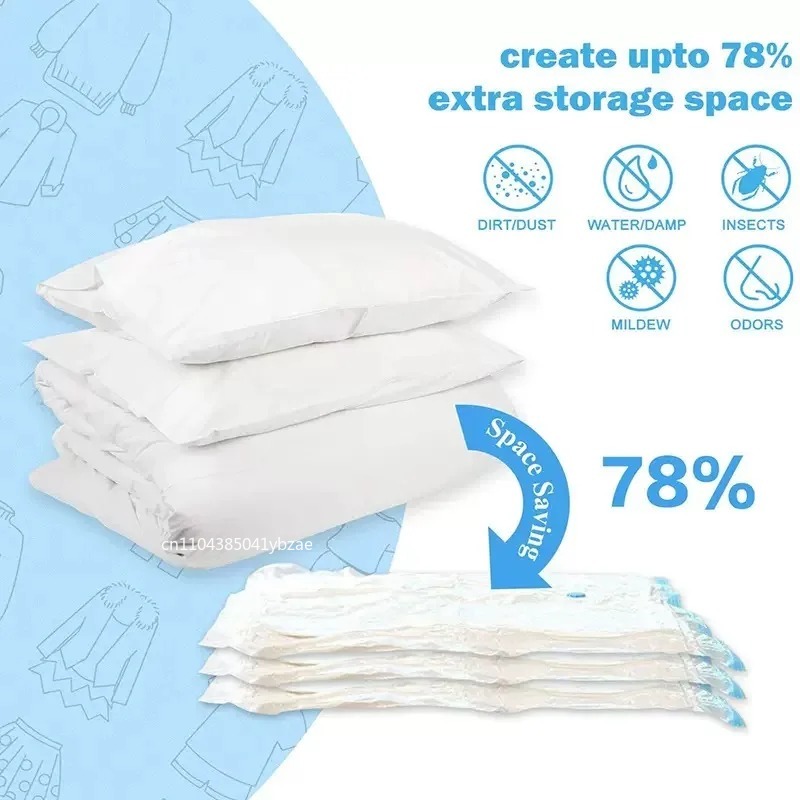 1/3/5PCS Vacuum Bag and Pump C - Compression Bag Vacuum 评论和价格