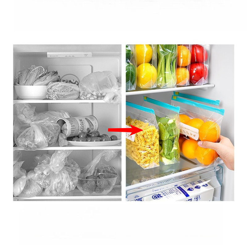 Zip Lock Food Storage Bags, Th - Reusable Zip Bag 评论和价格