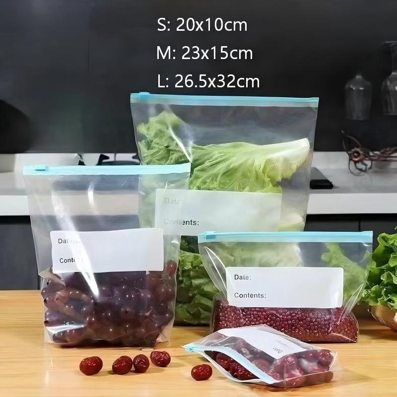 Zip Lock Food Storage Bags, Th - Reusable Zip Bag 评论和价格