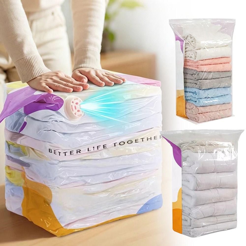 No Pump Vacuum Storage Bags Du - Compression Bag Vacuum 评论和价格