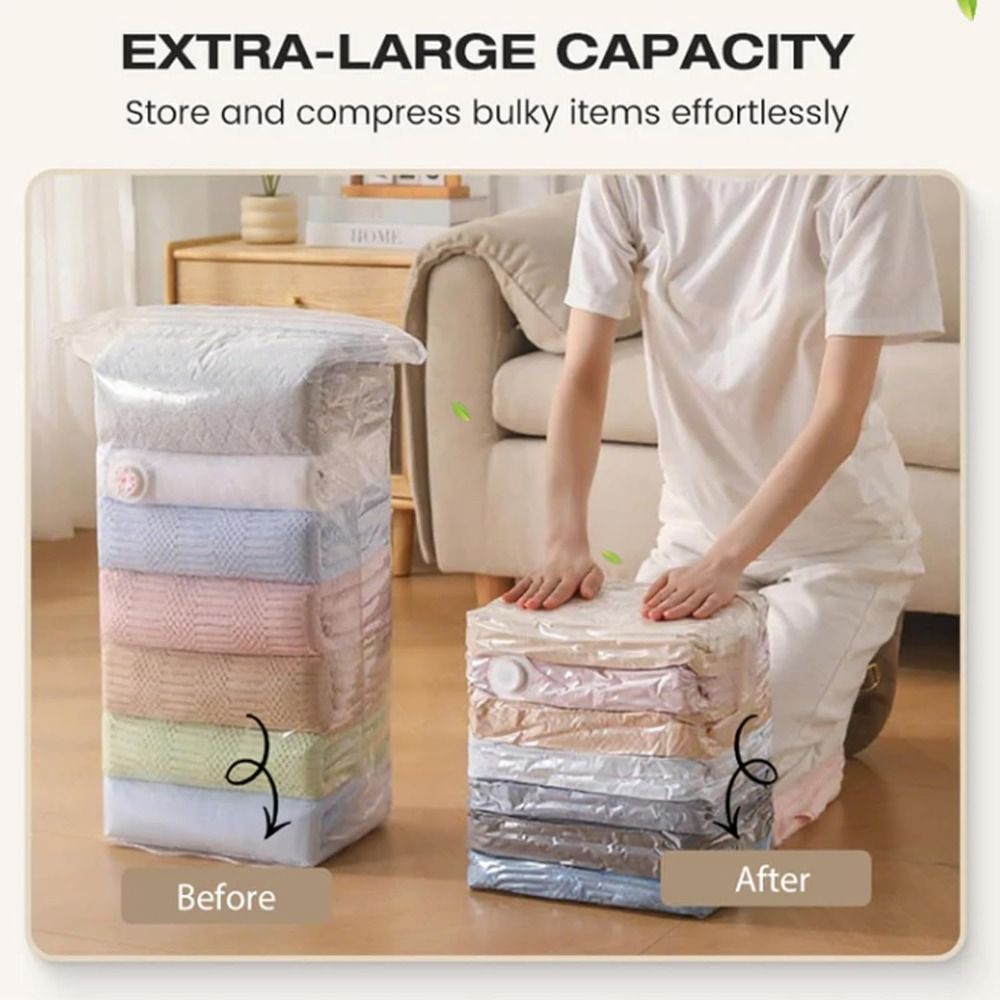 No Pump Vacuum Storage Bags Du - Compression Bag Vacuum 评论和价格