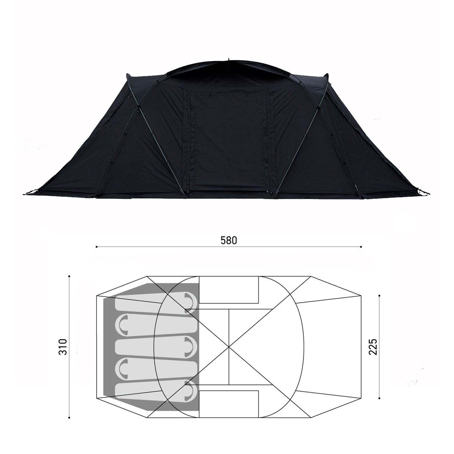 Outdoor Camping Large Family T - Travel Accessories You Need 评论和价格