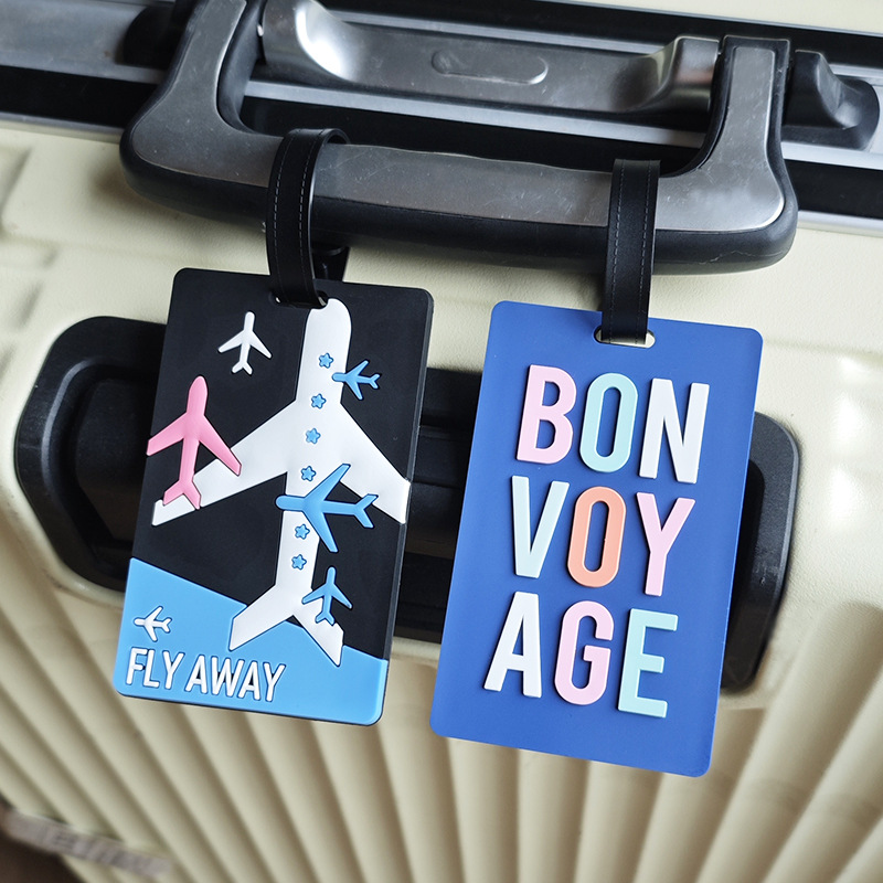 1pc Cartoon Animal PVC Luggage - Travel Accessories Name 评论和价格