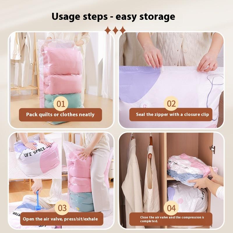 No Need Pump Vacuum Bags Large - Travel Accessories You Need 评论和价格