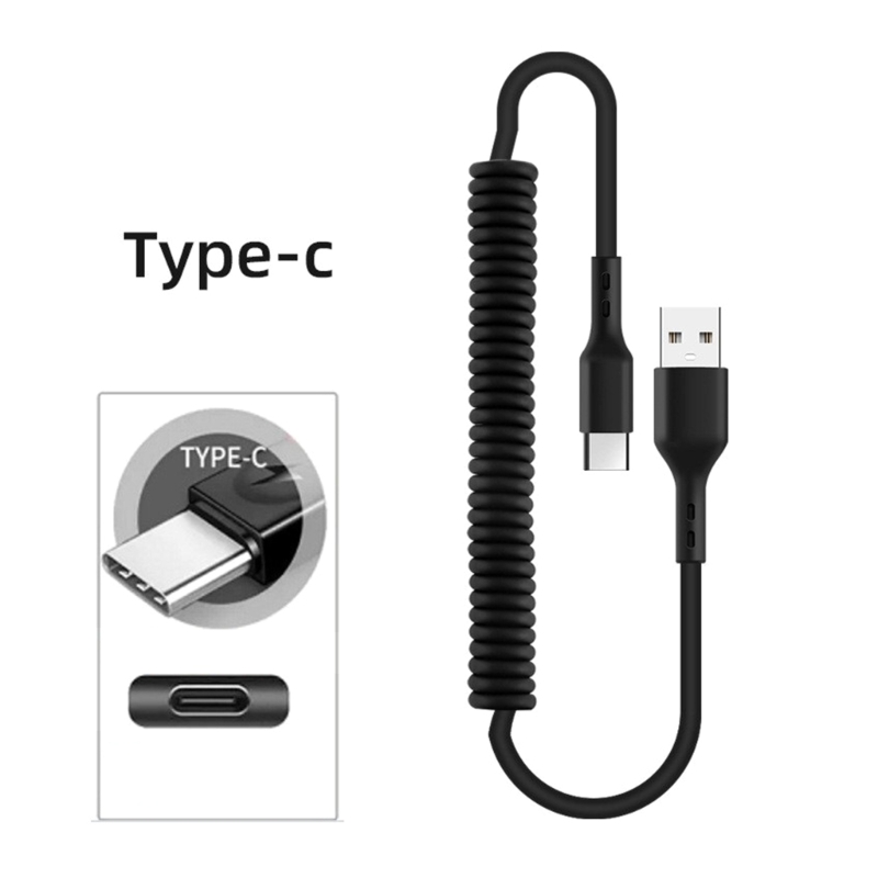 Curly USB A to USB C Fast Cord - Travel Accessories Inc 评论和价格