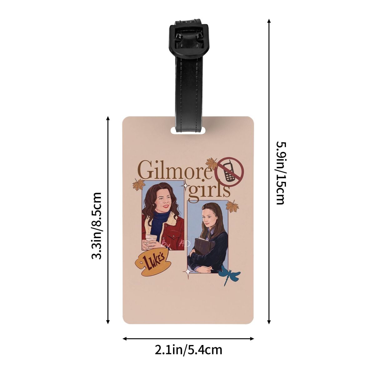 Gilmore Girls Graffiti Luggage - Travel Accessories Name 评论和价格