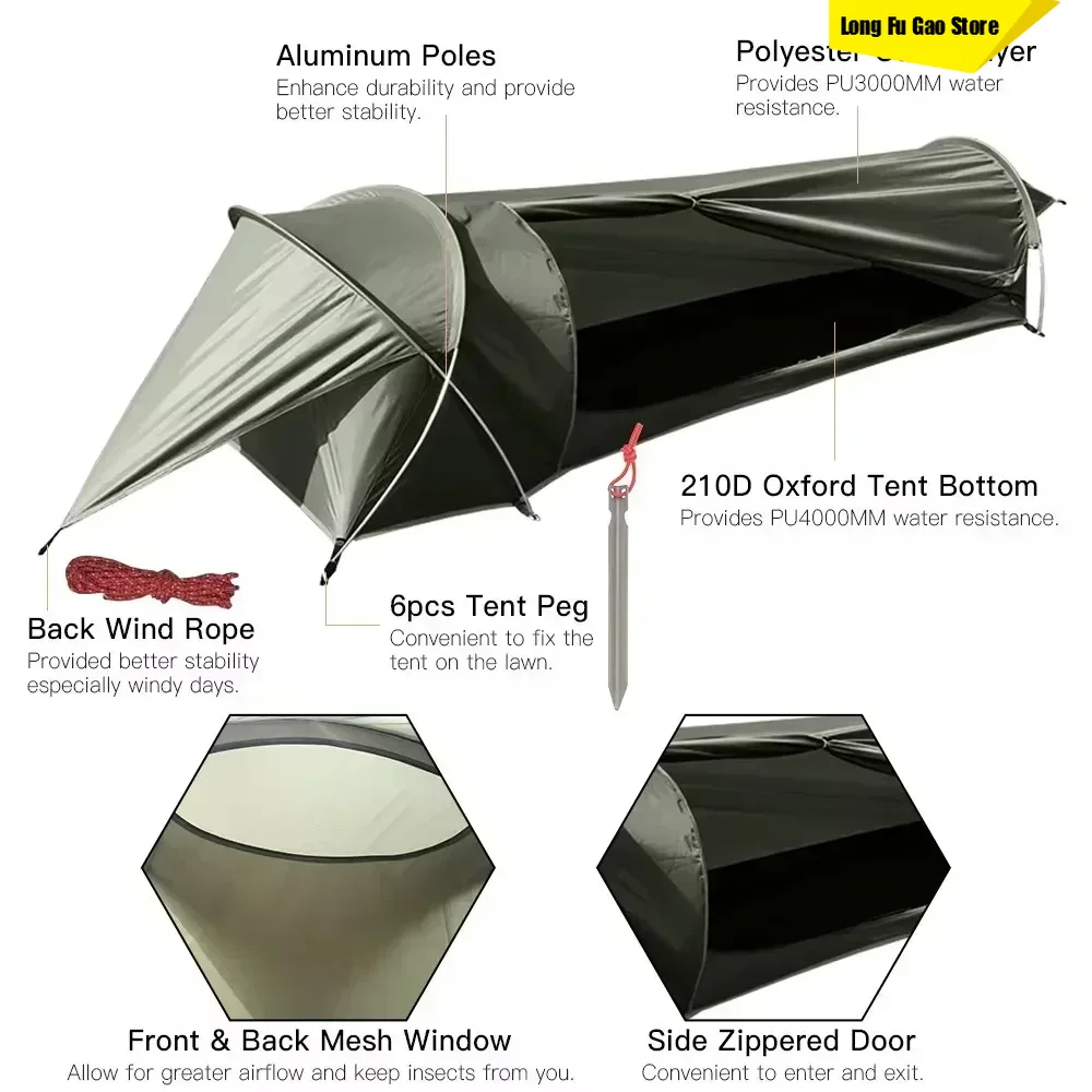 New Ultralight Single Person T - Travel Accessories You Need 评论和价格