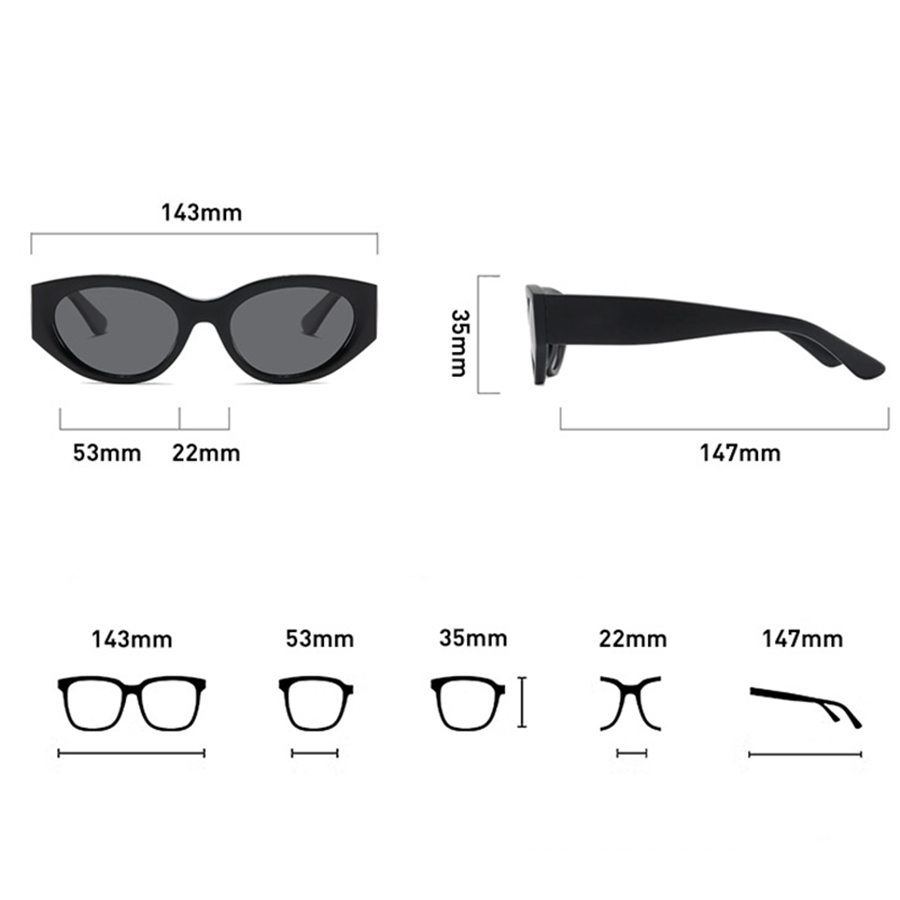 Women Men Classic Cat-Eye Pola - Travel Accessories Unisex 评论和价格