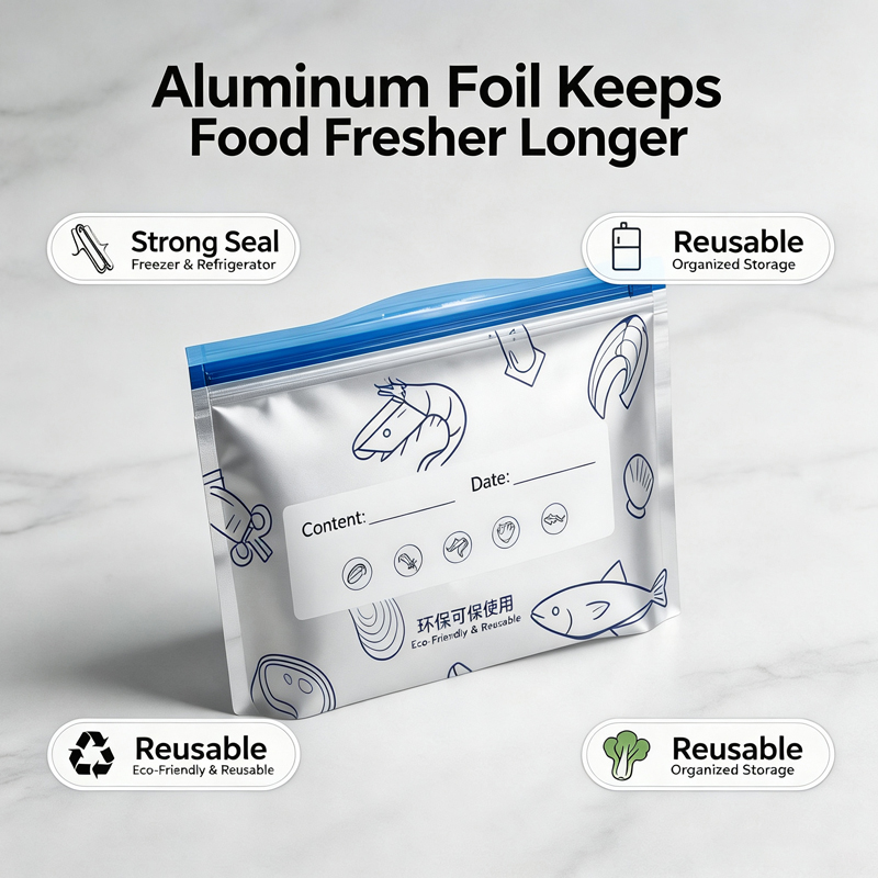​Reusable Aluminum Foil Freeze - Reusable Zip Bag 评论和价格