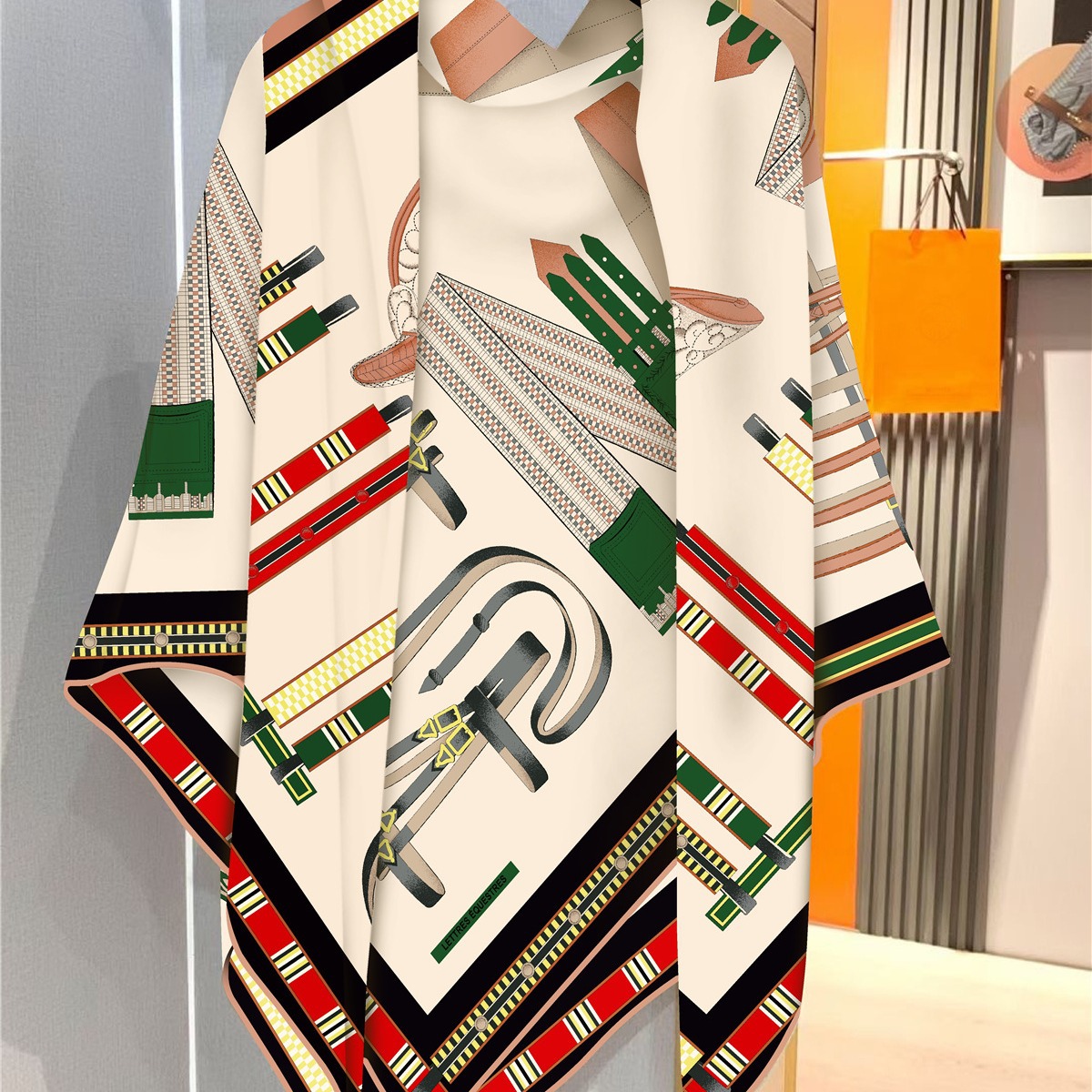 Faux Silk Wool Warm Scarf Wome - Travel Accessories Unisex 评论和价格