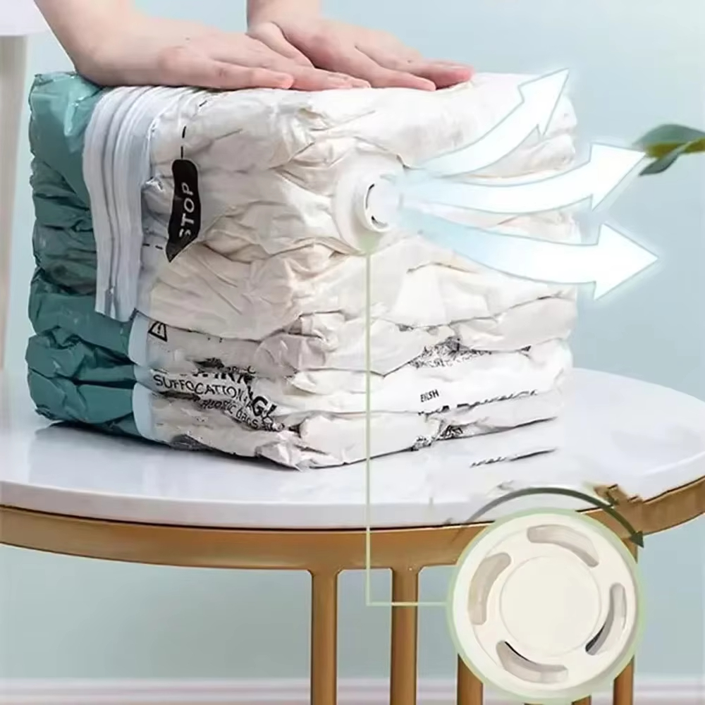 1pc No Need Pump Vacuum Compre - Compression Bag Vacuum 评论和价格
