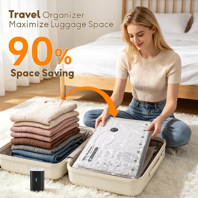 15Pack Vacuum Storage Bags Reu - Compression Bag Vacuum 评论和价格