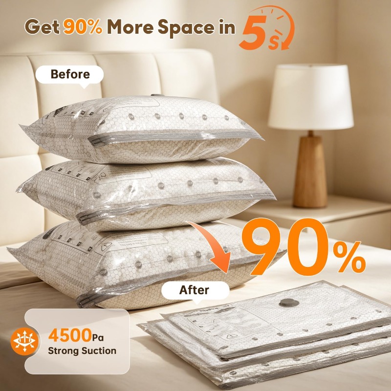 15Pack Vacuum Storage Bags Reu - Compression Bag Vacuum 评论和价格