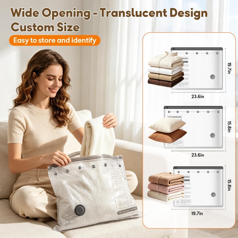 15Pack Vacuum Storage Bags Reu - Compression Bag Vacuum 评论和价格