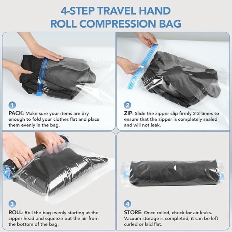 Compression Bags for Travel- T - Compression Bag Vacuum 评论和价格