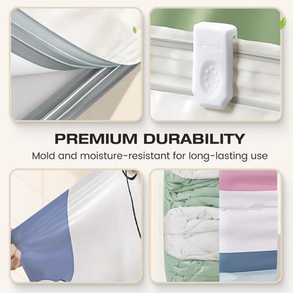 No Pump Vacuum Storage Bags La - Compression Bag Vacuum 评论和价格
