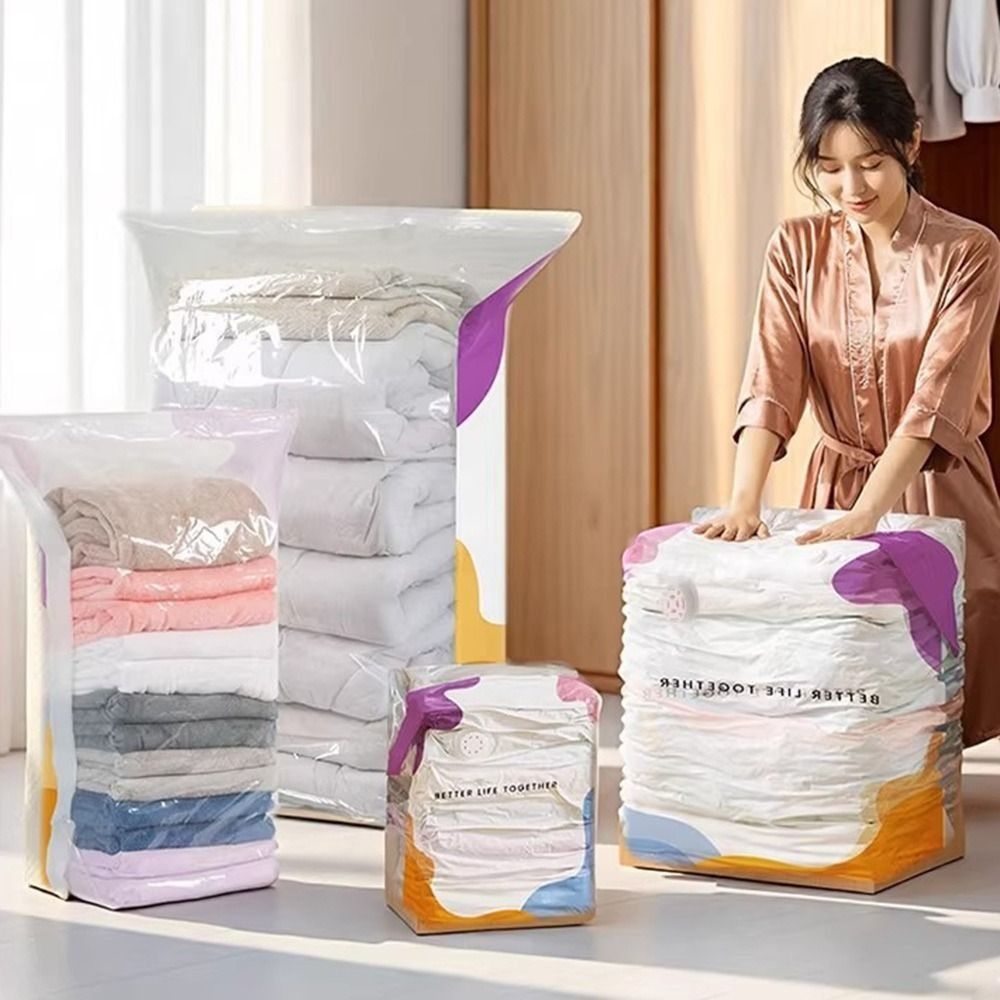 No Pump Vacuum Storage Bags La - Compression Bag Vacuum 评论和价格