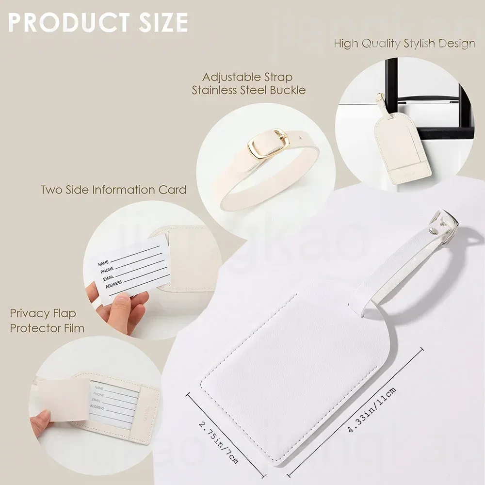Personalized PU Luggage Tag He - Travel Accessories Name 评论和价格