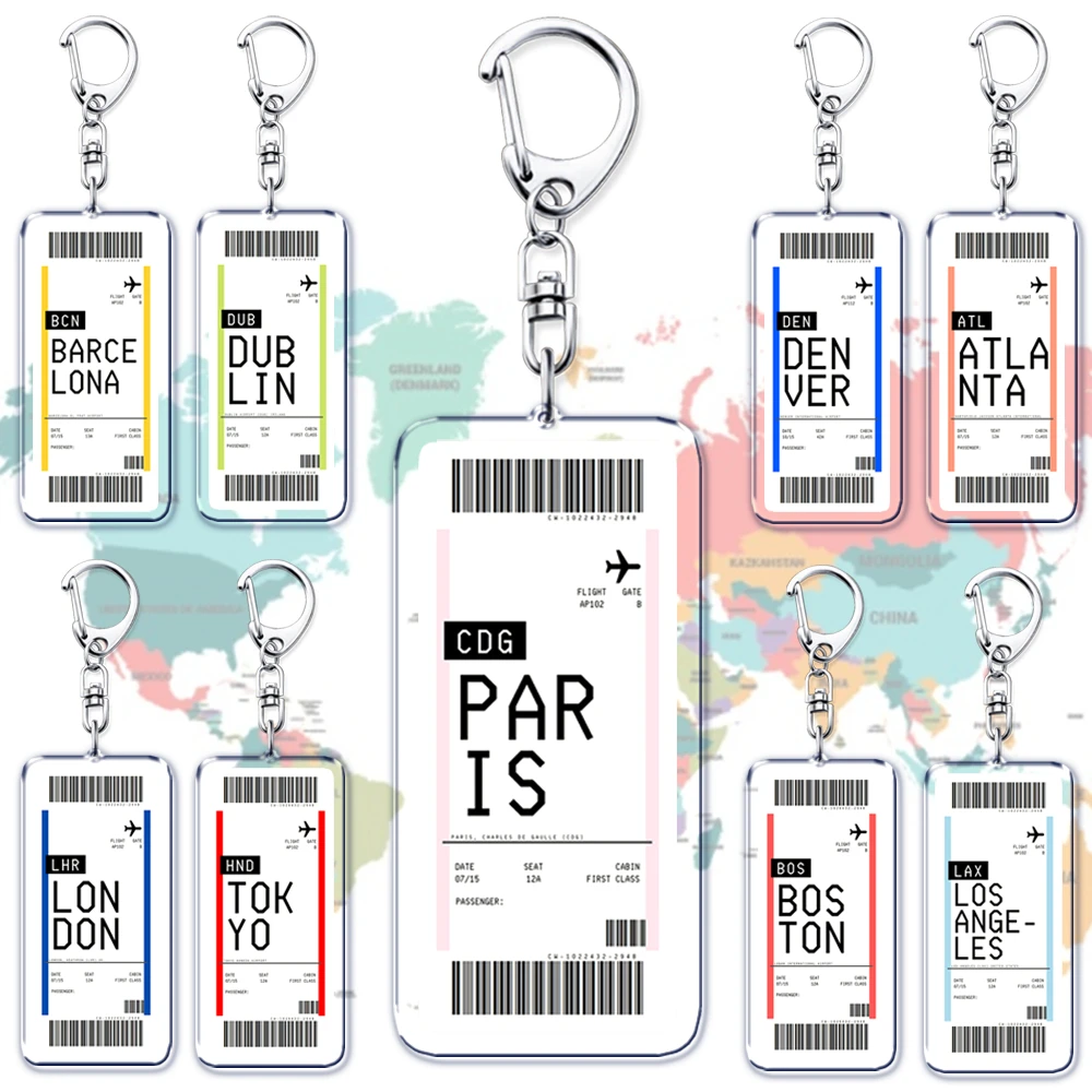 Plane Ticket Boarding Pass Key - Qantas Travel Accessories 评论和价格